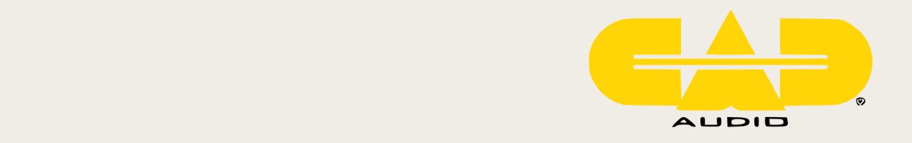 CAD AUDIO Brand Banner