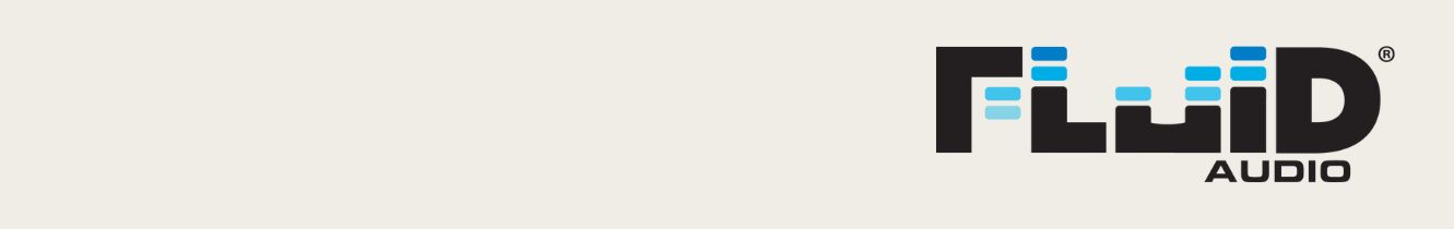 Fluid Audio Brand Banner