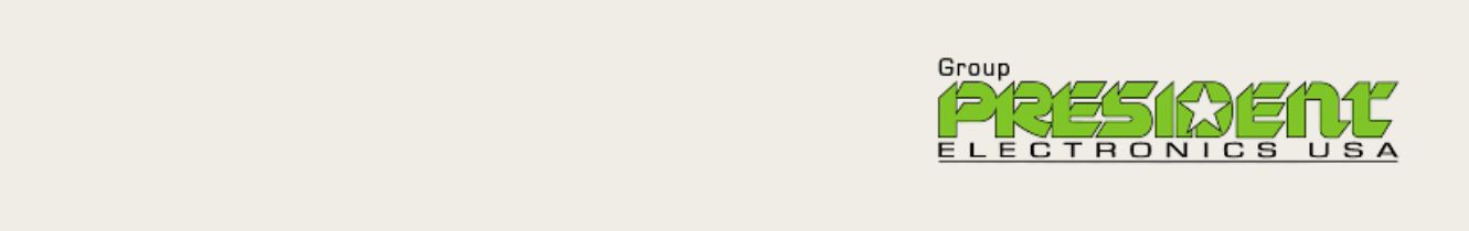 President Electronics Banner By 17th Street