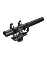 Mackie EM-98MS Shotgun Condenser Mic w/ High-Pass Filter, Gain Control & Headphone Out for DSLR/Phones