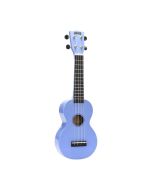 Mahalo Ukuleles MR1LBU Rainbow Series Soprano Ukulele, Graph Tech NuBone XB Bridge Saddles, Light Blue