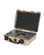 Nanuk 910 Case with Custom Foam for Optic Ready Pistol, Impact Resistant, Tan, 910S-080TN-0A0-21312