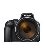 Nikon COOLPIX P1000 16MP Digital Camera, 125x Zoom, 4K UHD, Wi-Fi, Bluetooth, Vari-Angle LCD, Black