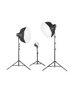 Westcott U60-B 60W Bi-Color LED 2-Light Softbox Kit, Type B (US) Plug, Remote Control, 804