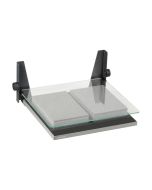 Kaiser Book Holder for Copying Books with Crystal Glass Pressure Plate and Non-Slip Base, 205771