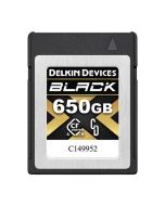 Delkin Devices 650GB 4.0 CFexpress Type B Memory Card, 3530MB/s Read and 3250MB/s Write Speed, Black
