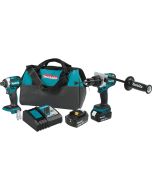 Makita XT268T 18V LXT Lithium-Ion Brushless Cordless Hammer Drill/ Impact Driver Combo Kit
