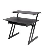 On-Stage Workstation Corner Add-On for WS7500 Series, 45 degree Angle, Laminated Wood, Black or Rosewood Finish