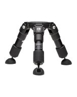 Benro 100mm Hi-Hat Tripod, 3 Inch-11 Inch Height, 220 lb Load, Aluminum Legs, w/ Case & Spiked Feet