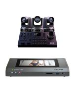 Epiphan Pearl Mini 3-Camera Live Video Production System with PTZ Controller, AV Sync & Pro Audio
