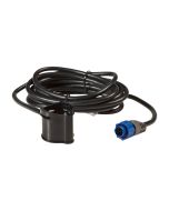 Lowrance 83/200 kHz Shoot Thru Skimmer Transducer with Temp for Trolling Motor, Up to 300 M Range