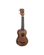 Mahalo Cheetah Motif Soprano Ukulele