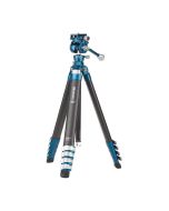 Benro CyanBird Aluminum Tripod w/ FS20PRO, 61.6 Inch, 90° Tilt, Flat Legs, 9.92 lb Load