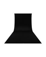 Westcott 9 ft. x 20 ft. Wrinkle-Resistant Backdrop for Large Group Portraits & High-Key Images, Rich Black