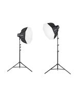Westcott U60-B 60W Bi-Color LED 2-Light Softbox Kit, Type B (US) Plug, Remote Control, 804