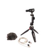 Shure MV88+ SE215 Portable Videography Kit with Stereo Mic, Tripod, Windjammer & In-Ear Monitors