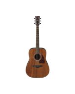 Ibanez Artwood Series Acoustic Guitar, Mahogany Neck, Back, and Sides, Open Pore Natural, AW54