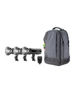 Westcott FJ200 Strobe 3-Light Backpack Kit for Multi-Brand Cameras, Type B (US) Plug, TTL, 4773M
