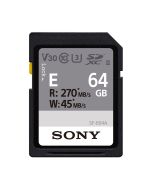 Sony 64 GB E Series UHS-II SDXC Memory Card, Full HD, 4K Video, 270 MB/s Read & 45 MB/s Write Speed