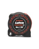 Lufkin 1-1/4-Inch x 8m/26-ft. SHOCKFORCE™ G2 Tape Measure, Diamond Coated End Hook, Bolstered Case