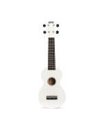 Mahalo Ukuleles MR1WT Rainbow Series Soprano Ukulele, Graph Tech NuBone XB Bridge Saddles, White