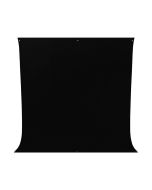 Westcott 9 ft. x 10 ft. Wrinkle-Resistant Backdrop for Large Group Portraits, High-Key Images, Rich Black