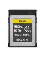 Sony 960GB G Series CFexpress Type B Tough Memory Card, 1850 MB/s Read & 1750 MB/s Write Speed