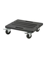 SKB Cases Roto Rack/Shallow Rack Caster Platform, 4 Inch Locking Wheels, Secure Straps, 1SKB-RCB