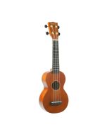 Mahalo Ukuleles Rainbow Series Learn 2 Play Ukulele Pack, Free Stickers Inside, Transparent Brown