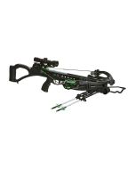 CenterPoint AT400 Crossbow with Detachable Silent Crank & 400 FPS, Full Accessory Kit, Black, C0018