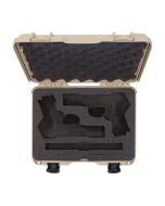 Nanuk 910 Hard Case with Custom Foam for Classic Firearm, Protective Shell, Tan, 910S-080TN-0K0-18008