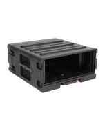 SKB Cases 4U rSeries Rolling Rack Case, Roto-Molded, Waterproof Lids, Pull Handle, Built-In Wheels
