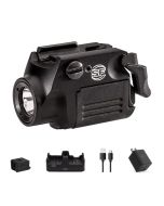 SureFire XSC Micro-Compact Tactical Light for Glock 43X/48 MOS, 350 Lumens Flashlight (Black) Bundle