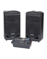 Samson Expedition XP800 800W Portable PA System, 800W Class-D Amplifier, Removable 8-Channel Mixer
