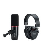 Focusrite Vocaster Broadcast Kit Dynamic Cardioid XLR Podcasting Microphone with HP60v Headphones