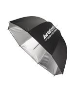 Westcott 24 Inch Deep Silver Bounce Umbrella, Precise Light Control, Ideal for Headshots & Hair Light