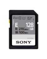 Sony 128 GB E Series UHS-II SDXC Memory Card, 4K Video, 270 MB/s Read & 100 MB/s Write Speed