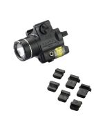 Streamlight TLR-4 Tactical Light, 160 Lumens, Green Laser, Compact Rail Mount, Black 69245