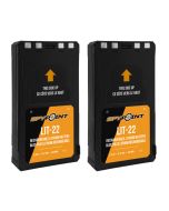 Spypoint LIT-22 Rechargeable Lithium Battery Pack for FLEX Cameras (2-Pack), 7.4V, 5.4Ah Battery