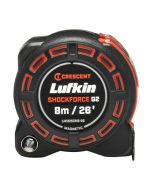 Lufkin 1-1/4-Inch x 8m/26-ft. SHOCKFORCE™ G2 Magnetic Tape Measure, Diamond Coated End Hook
