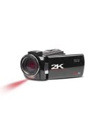 Minolta 2.7K Quad HD / 48MP IR Night Vision Camcorder, 3 Inch Touchscreen LCD, Black, MN2K10NV