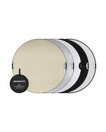 Westcott Illuminator QuickGrip 5-in-1 50 Inch Reflector, Portable Light Control for Portraits & Videos