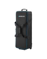 Westcott Wheeled Gear Case, Transport 3-Light FJ400 Strobe Kit & Large Flex Cine LED Mats,7350-N