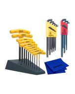 Bondhus 13390 T-Handle Set with 20590 Hex Key Set and Waith Cleaning Cloth