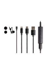 Apogee ClipMic Digital 2 Lavalier Microphone, Omnidirectional, 30-20000 Hz, USB-A/C/Lightning, 127dB SPL