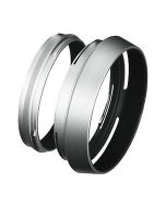 Fujifilm LH-100 Lens Hood with Adapter Ring for X100/X100S Cameras, Anti-Glare Protection, Silver