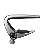 G7th Newport Classical Silver Capo, Adjustable Tension, Silicone Pads for Classical, Flamenco Guitar
