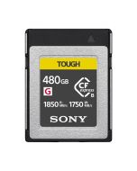 Sony 480GB G Series CFexpress Type B Tough Memory Card, 1850 MB/s Read & 1750 MB/s Write Speed
