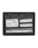 Nanuk Lid Organizer for 940 Case, Transparent Zippered Compartments with Mounting Kit, 50-94001-K