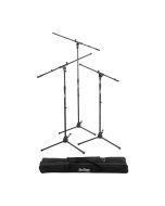 On-Stage Euroboom Microphone Stand Bundle with Bag, Euro-Style Clutches
